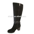 Mabufacture Price large size genuine leather lady suede boot for Autumn and Winter